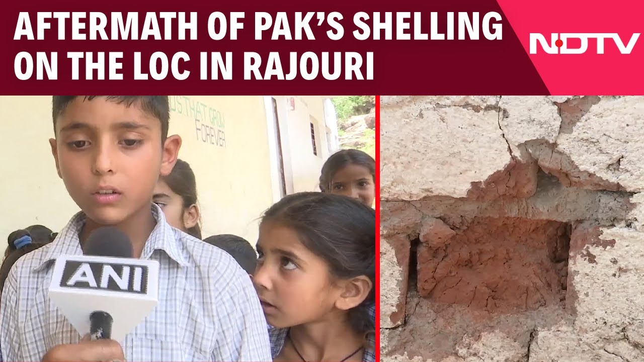 Video: Pak's  Shelling In Rajouri Has Left Mother-Son Duo Critically Injured, Homes & Schools Damaged