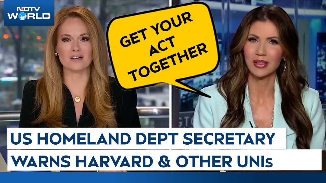 Trump Harvard News | "We're Coming'': Kristi Noem's Open Warning To Universities On TV