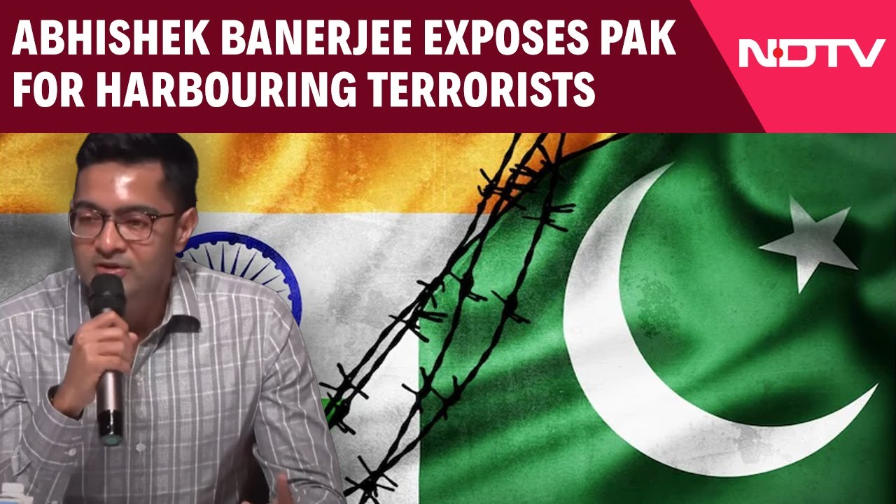 Abhishek Banerjee News Today | Abhishek Banerjee Globally Exposes Pakistan For Harbouring Terrorists