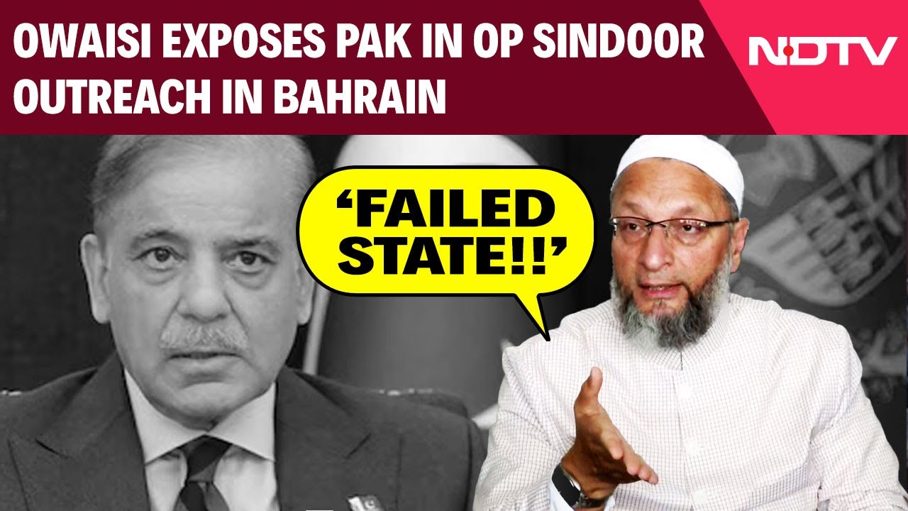 Asaduddin Owaisi Slams, Exposes Pakistan In All Party Delegation Meeting Bahrain