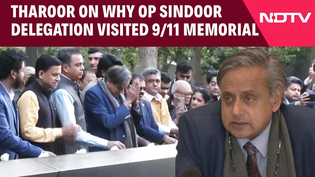 Shashi Tharoor On Why Op Sindoor Delegation To US Visited 9/11 Memorial
