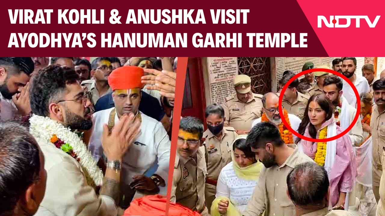 Virat Kohli, Anushka Sharma Offer Prayers At Hanuman Garhi Temple In Ayodhya
