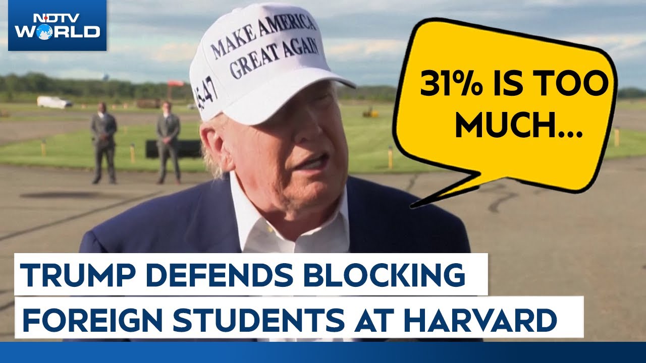 Trump Harvard | &ldquo;31% Is Too Much&hellip;&rdquo;: Trump Wants Harvard To Name Its Foreign Students