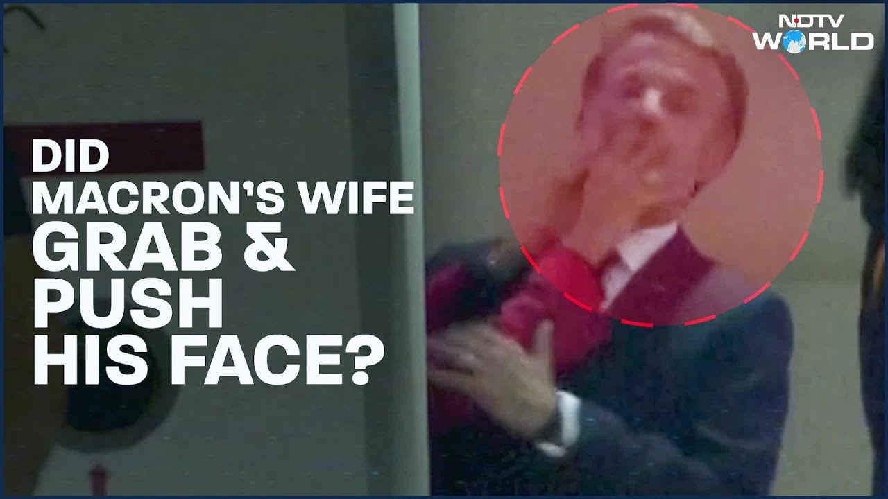 Emmanuel Macron's Dramatic Aircraft Video Shows "Squabble" With Wife