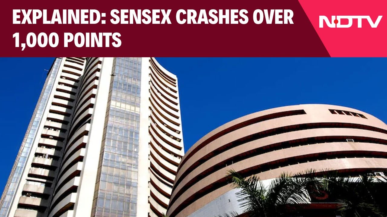 Video : Stock Market News | Sensex Crashes Over 1,000 Points
