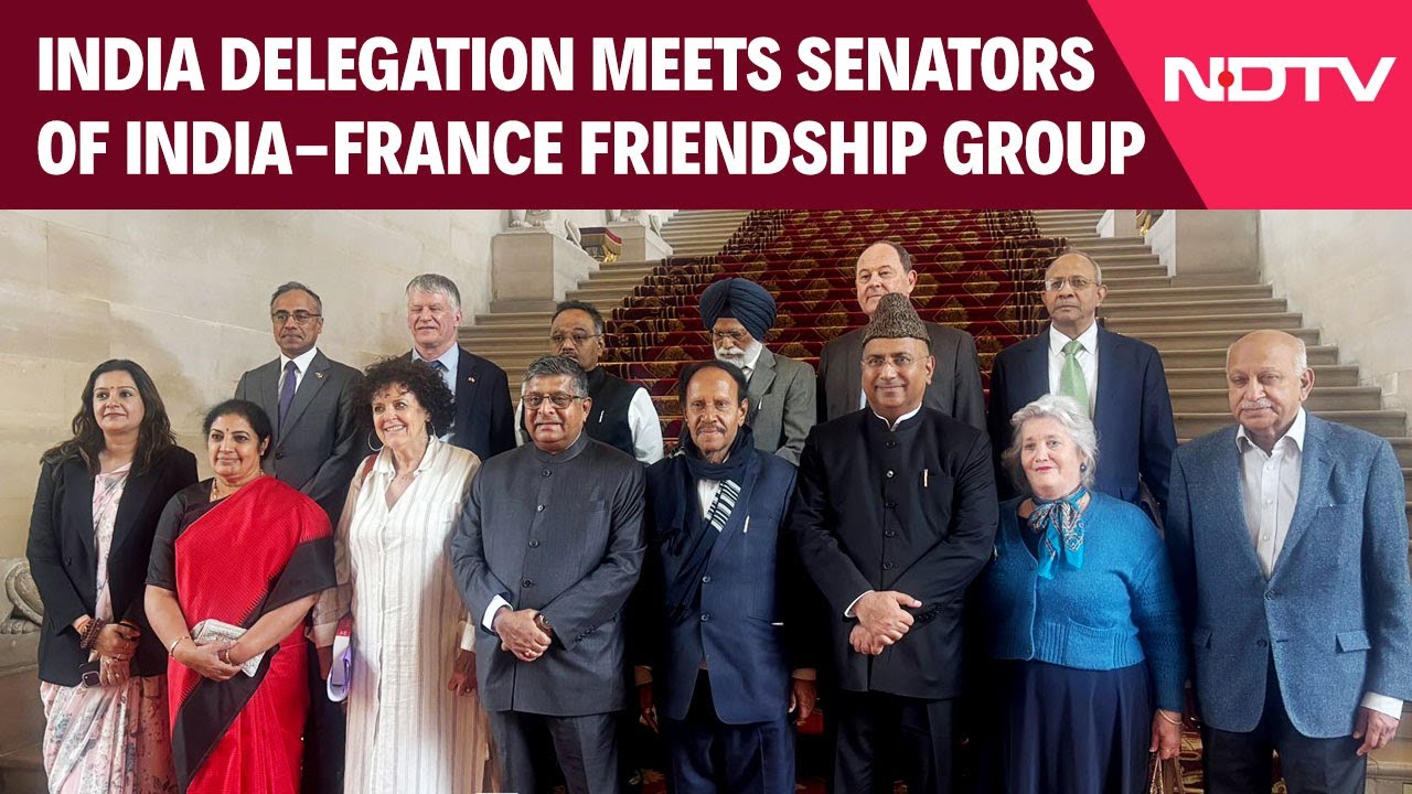 Op Sindoor | Ravi Shankar Prasad-Led Delegation Meets Senators Of India-France Friendship Group Op Sindoor | Ravi Shankar Prasad-Led Delegation Meets Senators Of India-France Friendship Group