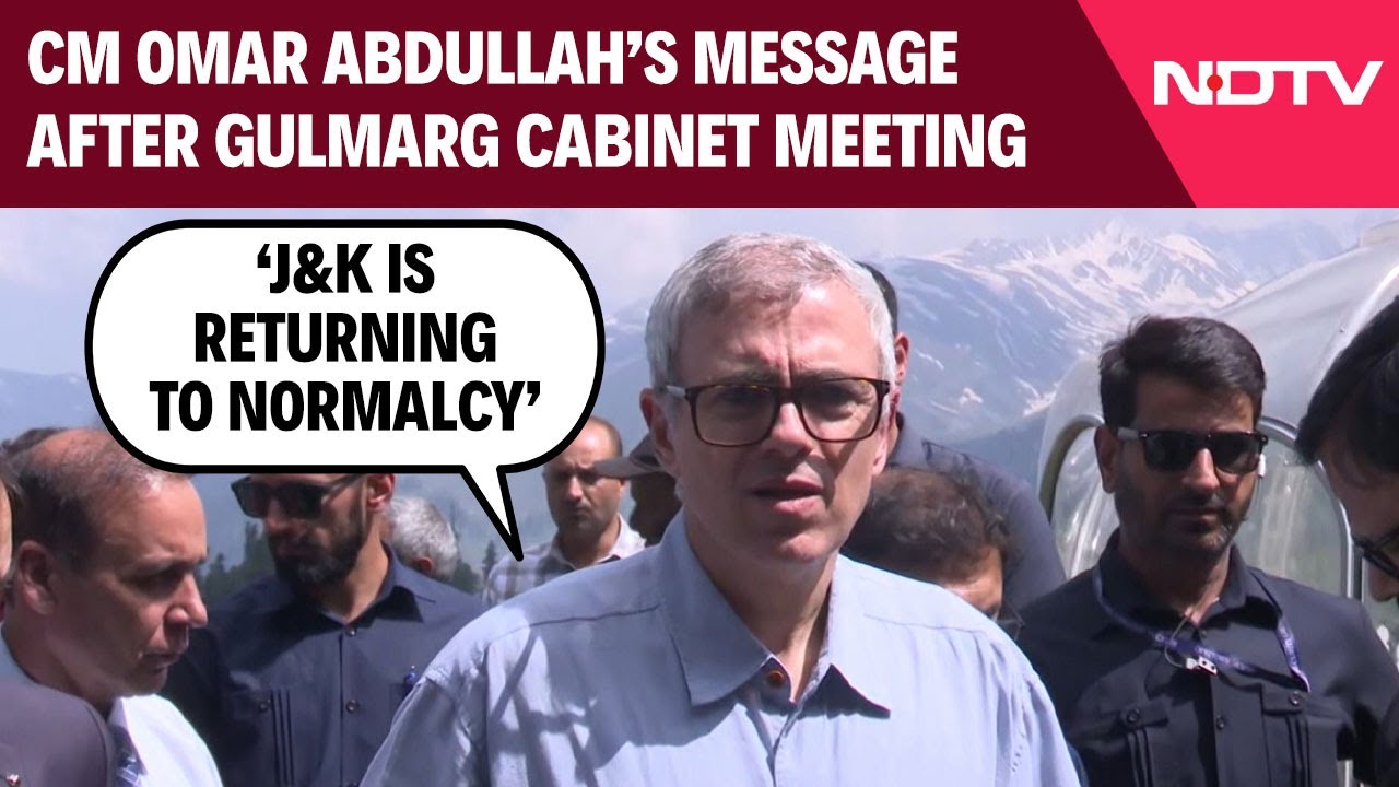 CM Omar Abdullah's Message After High-Level Meeting In Gulmarg: 'Normalcy Is Returning To J&K'