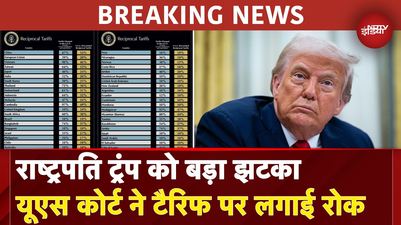 Donald Trump Tariff BREAKING: ट्रंप की किरकिरी... अमेरिकी अदालत ने लगाई टैरिफ प्लान पर रोक |US Court
