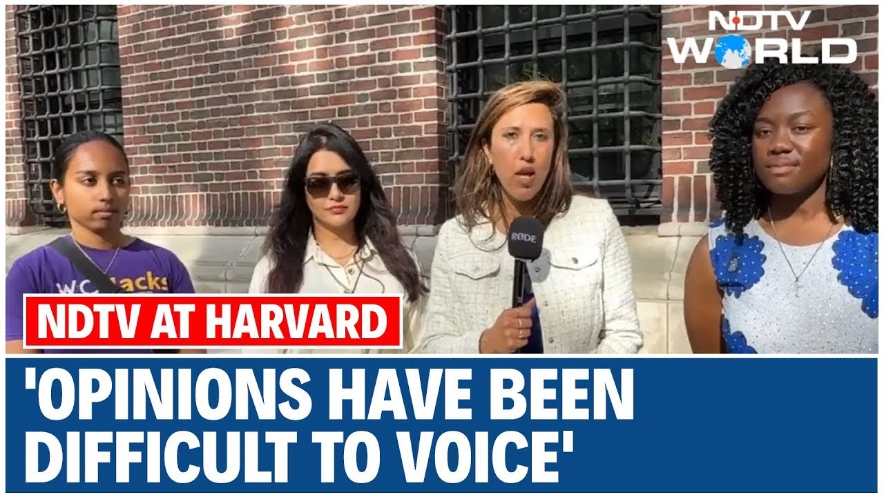 NDTV At Harvard: Global Scholars Share Their Struggles