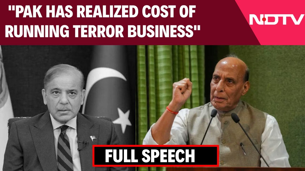 Video: Rajnath Singh PoK | 'Pak Has Realized Cost Of Running Terror Business': Defence Min Rajnath Singh