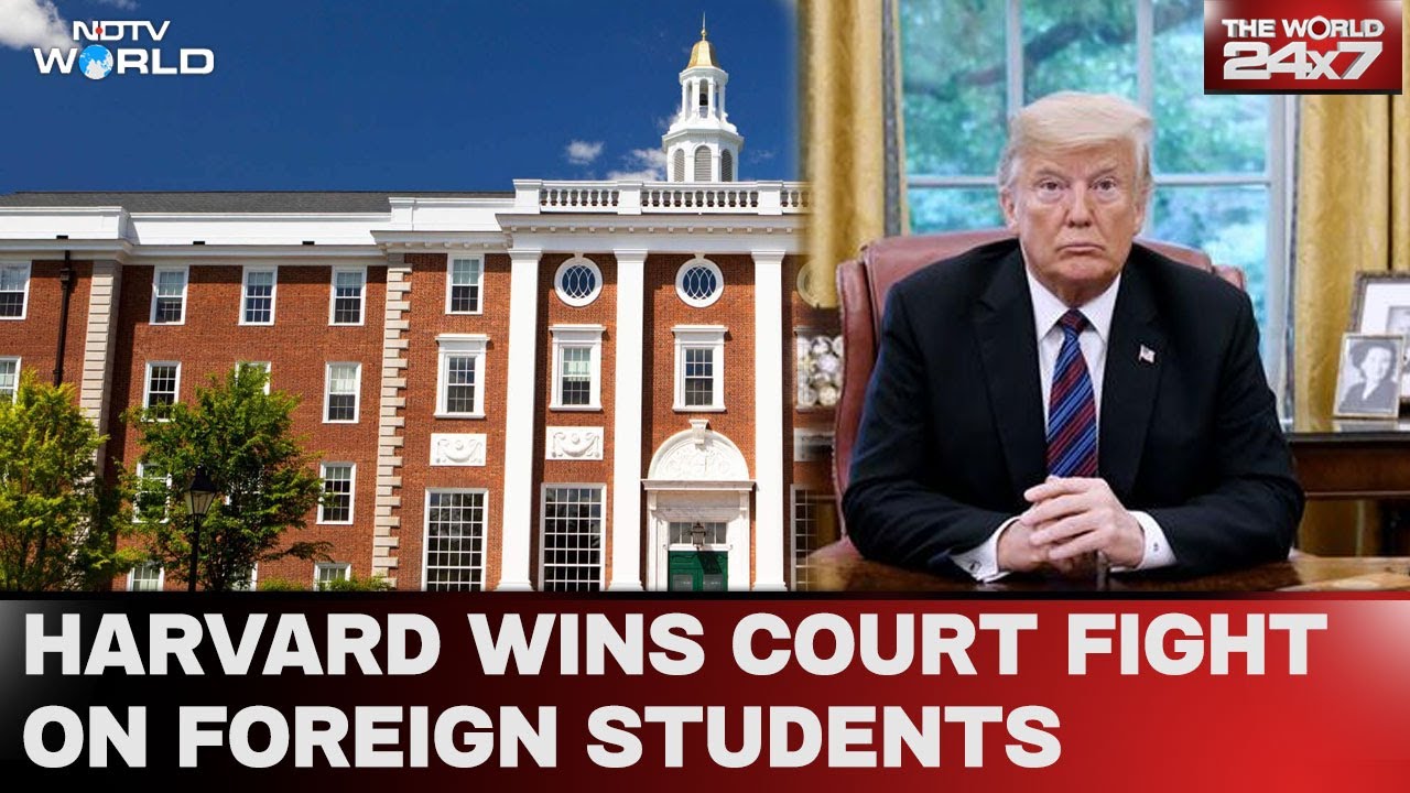 Trump Vs Harvard: Harvard Gets Reprieve In Student Visa Fight Trump Vs Harvard: Harvard Gets Reprieve In Student Visa Fight