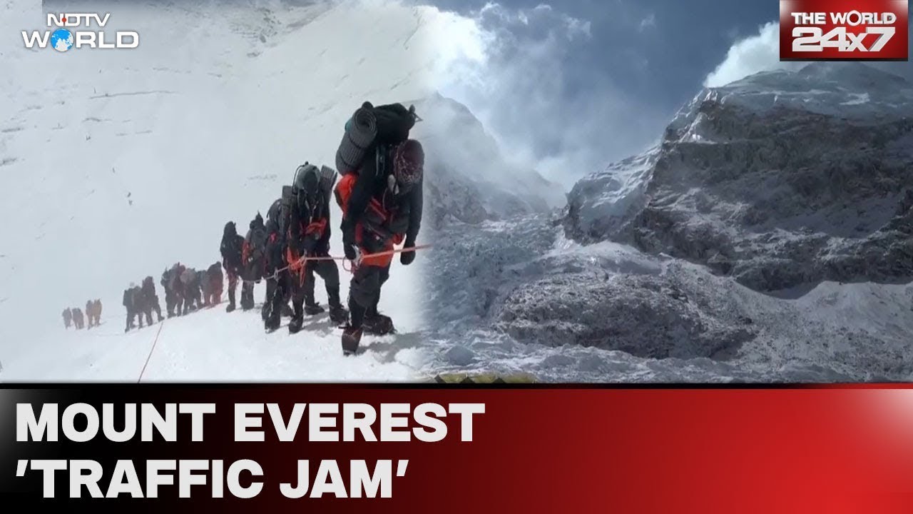 'Traffic Jam' At The Top Of The World: Hundreds Scale Mt. Everest Amid Harsh Weather