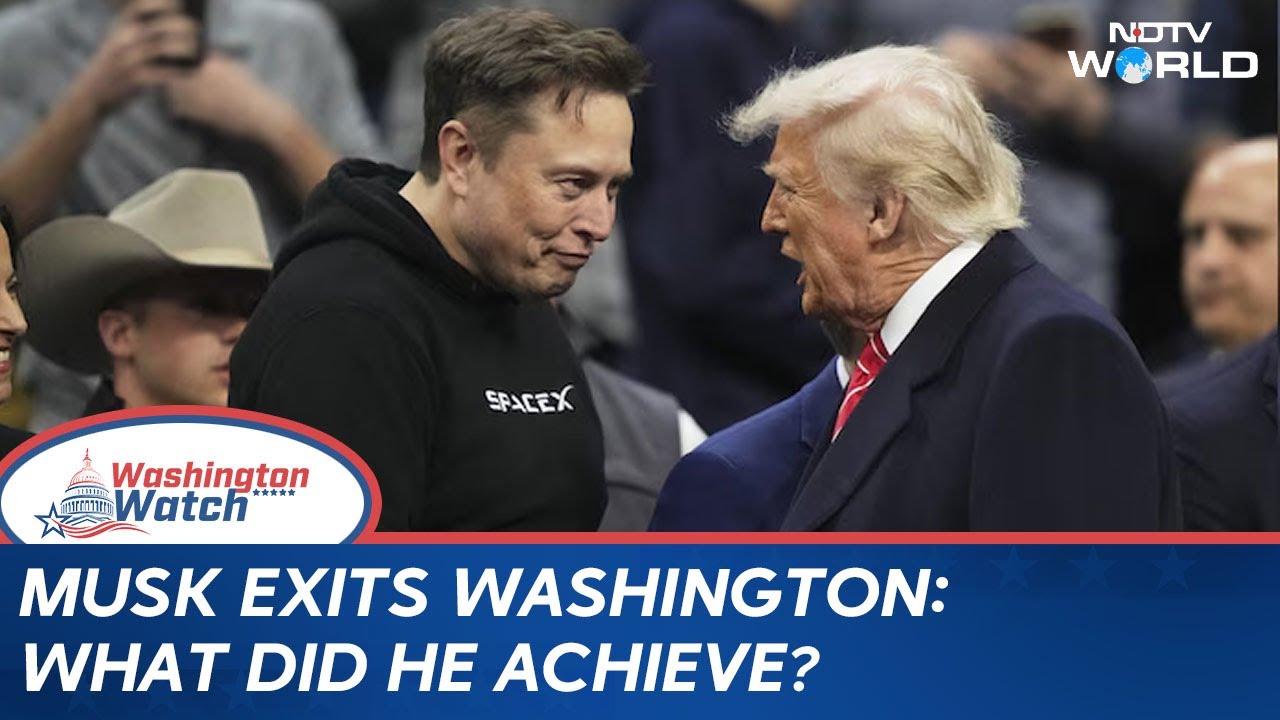 'He's Terrific': Trump Praises Musk As He Exits White House | What Did Musk Achieve?