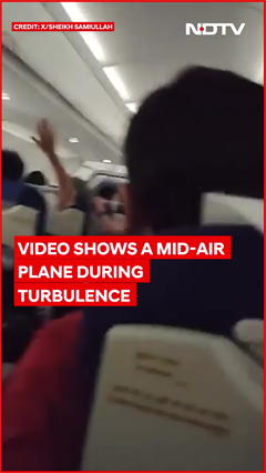 Passengers Scream As IndiGo Flight Hit By Turbulence, Aircraft Damaged