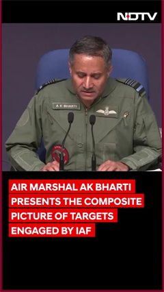 Air Marshal Bharti Shows The Videos Of IAF's Strike On Pak Airbases