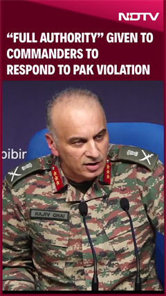 Army Chief Grants "Full Authority" To Commanders For Counteraction