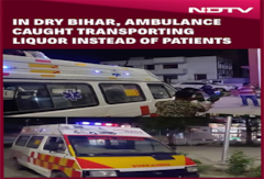 In Dry Bihar, Ambulance Has No Patient, But Carton After Carton Of Liquor In Dry Bihar, Ambulance Has No Patient, But Carton After Carton Of Liquor