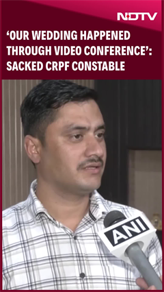 Sacked CRPF Jawana Munir Ahmad Says He Got Married To Pakistani Woman On A Video Call