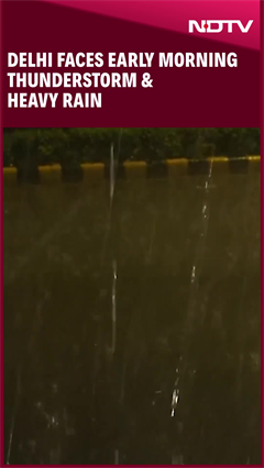 Delhi Rain Mayhem | Dust Storm, Heavy Rain Hit Delhi, Traffic & Flights Impacted