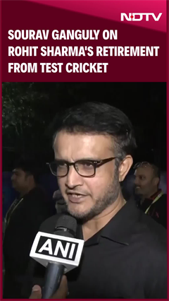 Video: Ganguly On Rohit Sharma's Retirement From Test Cricket: 'He Is A Great Player...'