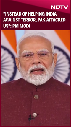 "Instead Of Helping India Against Terror, Pak Attacked Us": PM Modi "Instead Of Helping India Against Terror, Pak Attacked Us": PM Modi
