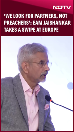 EAM Jaishankar's Europe Comment Goes Viral, Says India Looking For Partners, Not Preachers