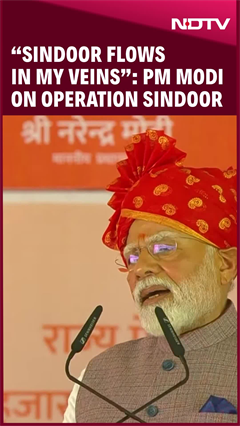 "Not blood, Sindoor Boils In My Veins", Says PM Modi In Bikaner, Rajasthan