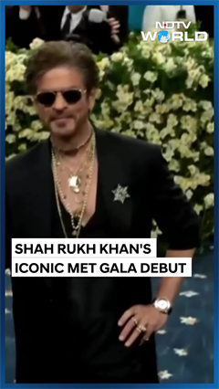 Video: Shah Rukh Khan's Iconic Met Gala Debut
