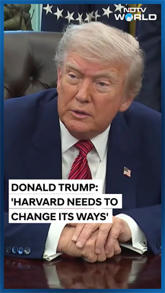 Trump On Harvard University Curbs: 'Harvard Needs To Change Its Ways'