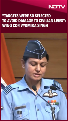 "Targets Were So Selected To Avoid Damage to Civilian Lives": Wing Cdr Vyomika Singh On Op Sindoor