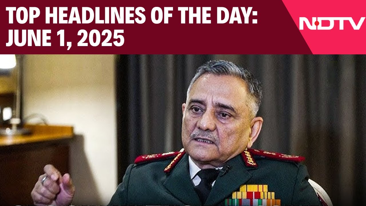 Video: CDS Anil Chauhan | Top General's Big Statement On Operation Sindoor | Top Headlines Of June 1, 2025