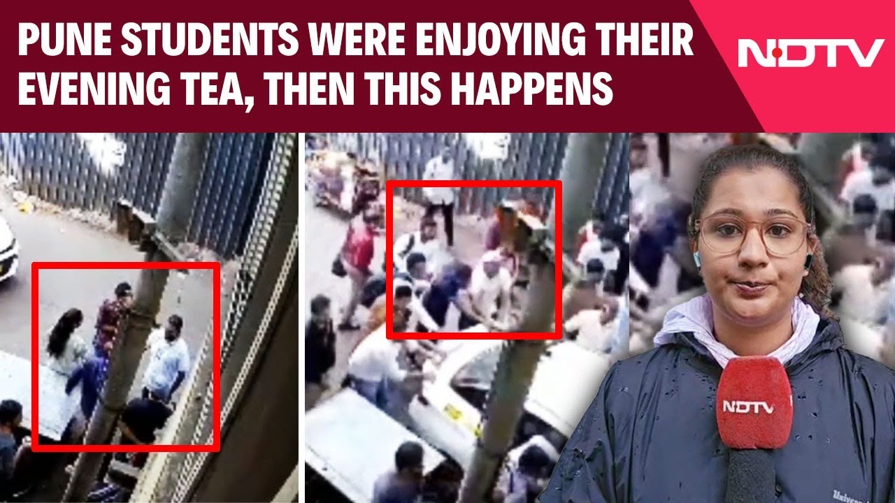 Video: 12 Students Injured After Drunk Driver Rams Tea Stall In Pune