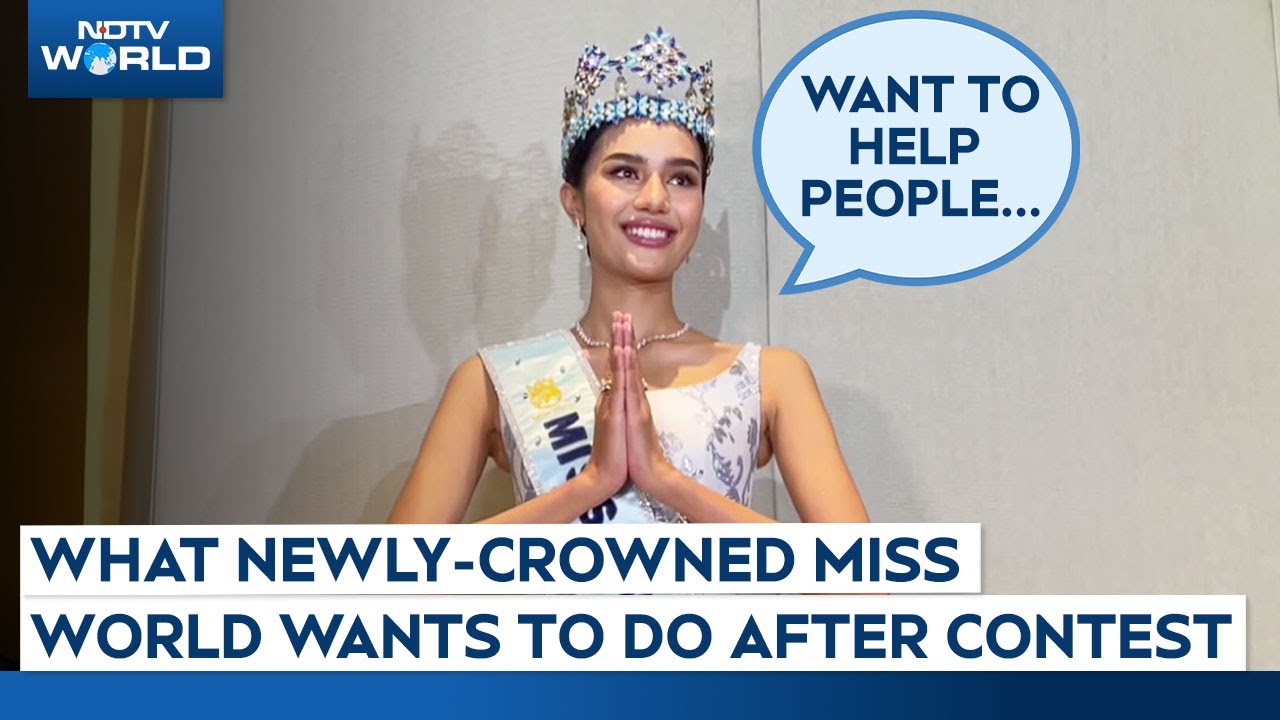 Video: Thailand's Opal Suchata Chuangsri After Being Crowned Miss World 2025: 'Want To Go Around World...'