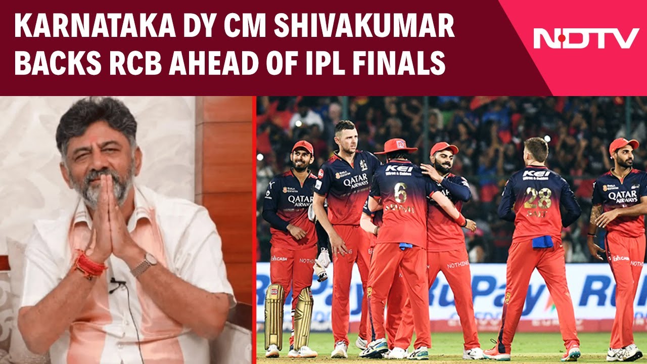 DK Shivakumar Backs RCB Ahead Of IPL Final Against PBKS: "Karnataka Awaits Victory"