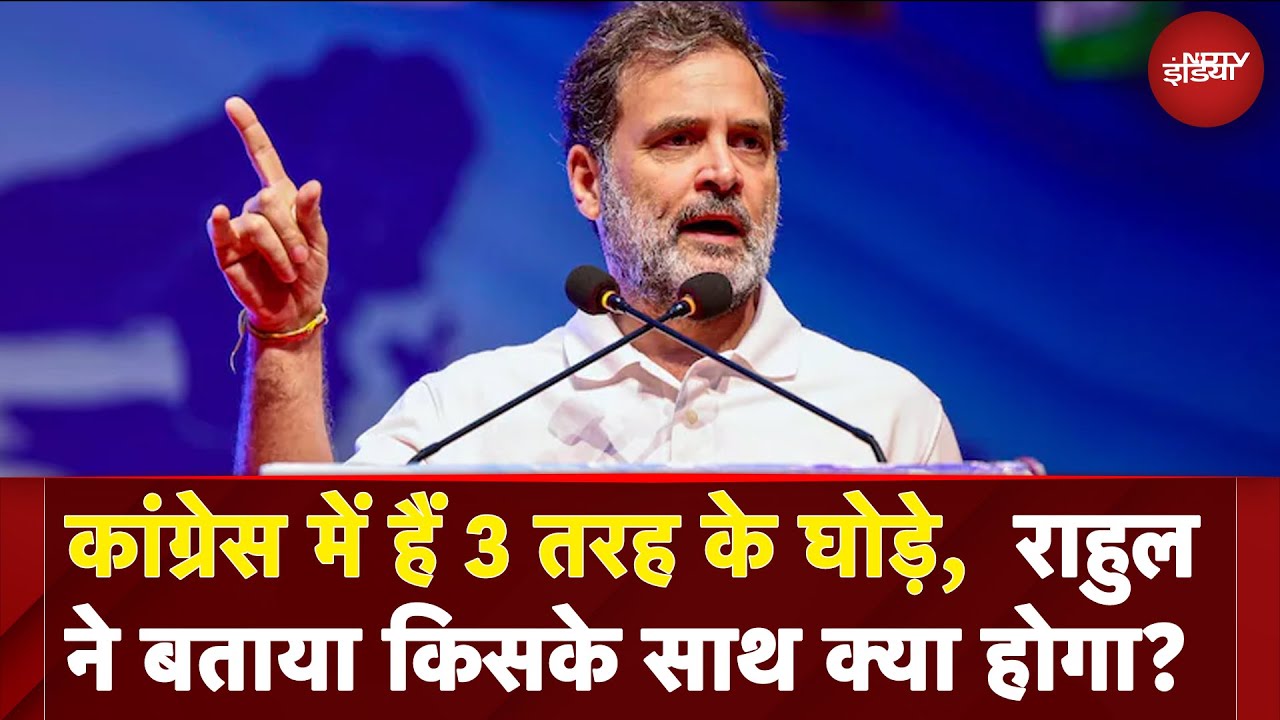 Rahul Gandhi ने किसे कहा लंगड़ा घोड़ा, कांग्रेस में 3 तरह के घोड़े कौन-कौन? | Congress News