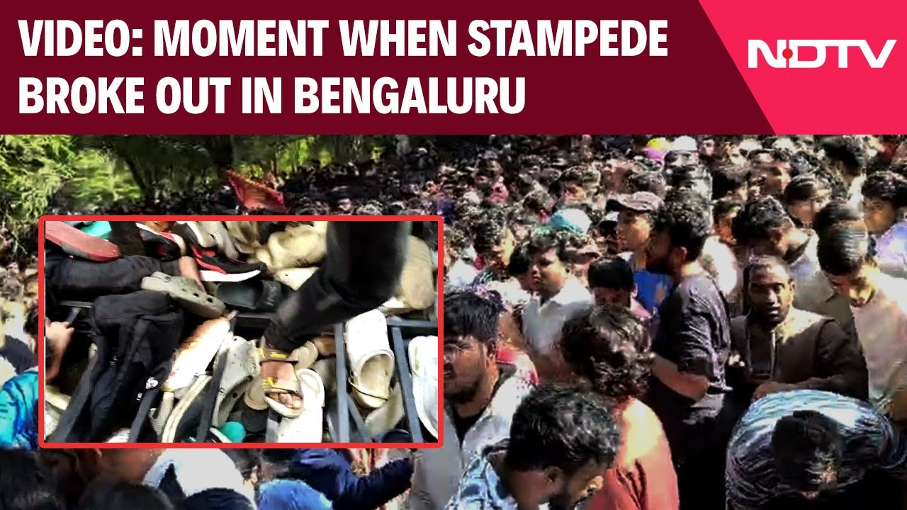 11 People Died In Banglaore | Moment When Stampede Broke Out In Bengaluru