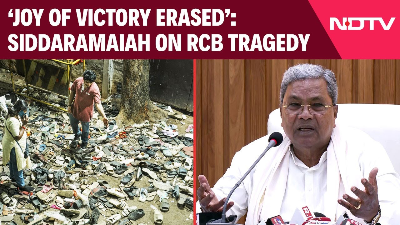 Siddaramaiah On RCB Tragedy: 'Stadium Capacity 35,000 But 2-3 lakh Turned Up'
