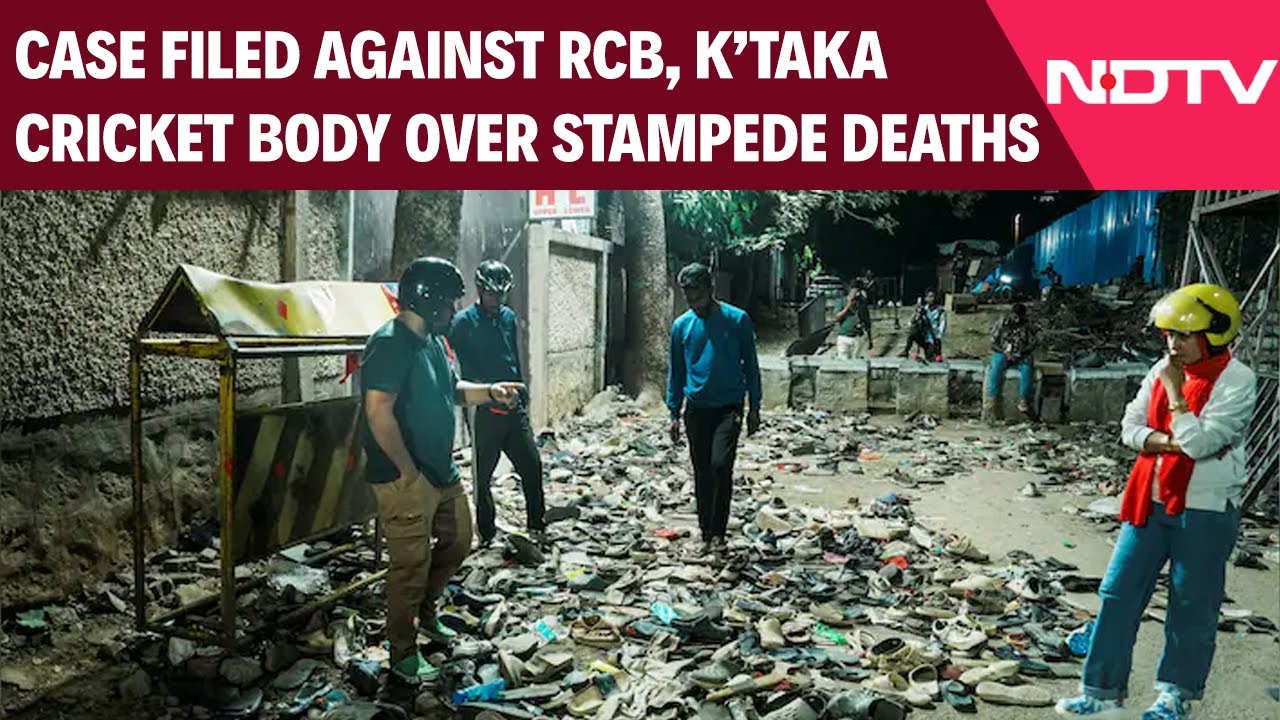 Video : Bengaluru Stampede | Case Filed Against RCB, Karnataka Cricket Body Over Bengaluru Stampede Deaths