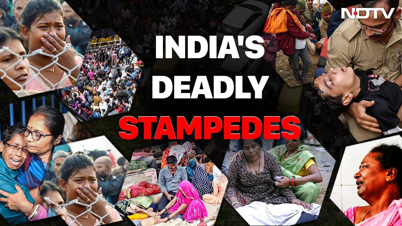 Video: India's Deadly Stampedes: 8 Major Tragedies , Claim Over 200 Lives in 11 Months