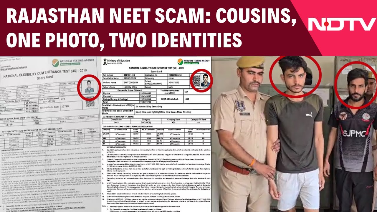 Video : NEET Exam Scam | Rajasthan Police Arrest 2 Medical Students For Pulling Off A 'Munna Bhai MBBS'