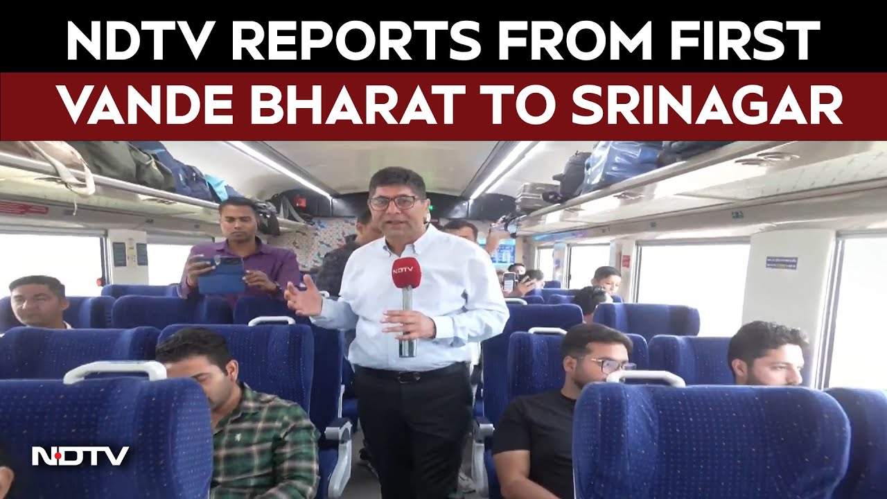 Video : Chenab Rail Bridge | NDTV Reports From First Vande Bharat Train To Srinagar