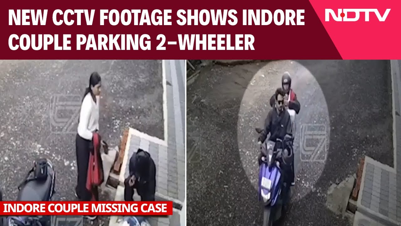 New CCTV Shows Indore Couple Parking Two-Wheeler Before They Went Missing In Meghalaya