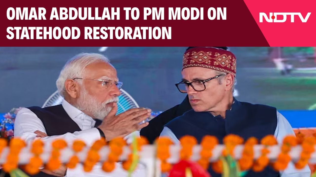 J&K Statehood News | "I Stand Slightly Demoted...": Omar Abdullah To PM On Statehood Restoration J&K Statehood News | "I Stand Slightly Demoted...": Omar Abdullah To PM On Statehood Restoration