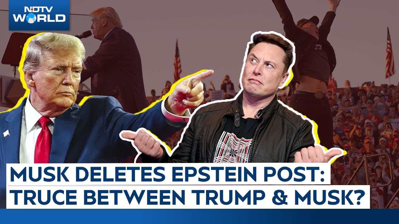 Video: Musk Deletes Explosive Trump-Epstein Files Post | Trump Rejects Call With Former 'First Buddy'