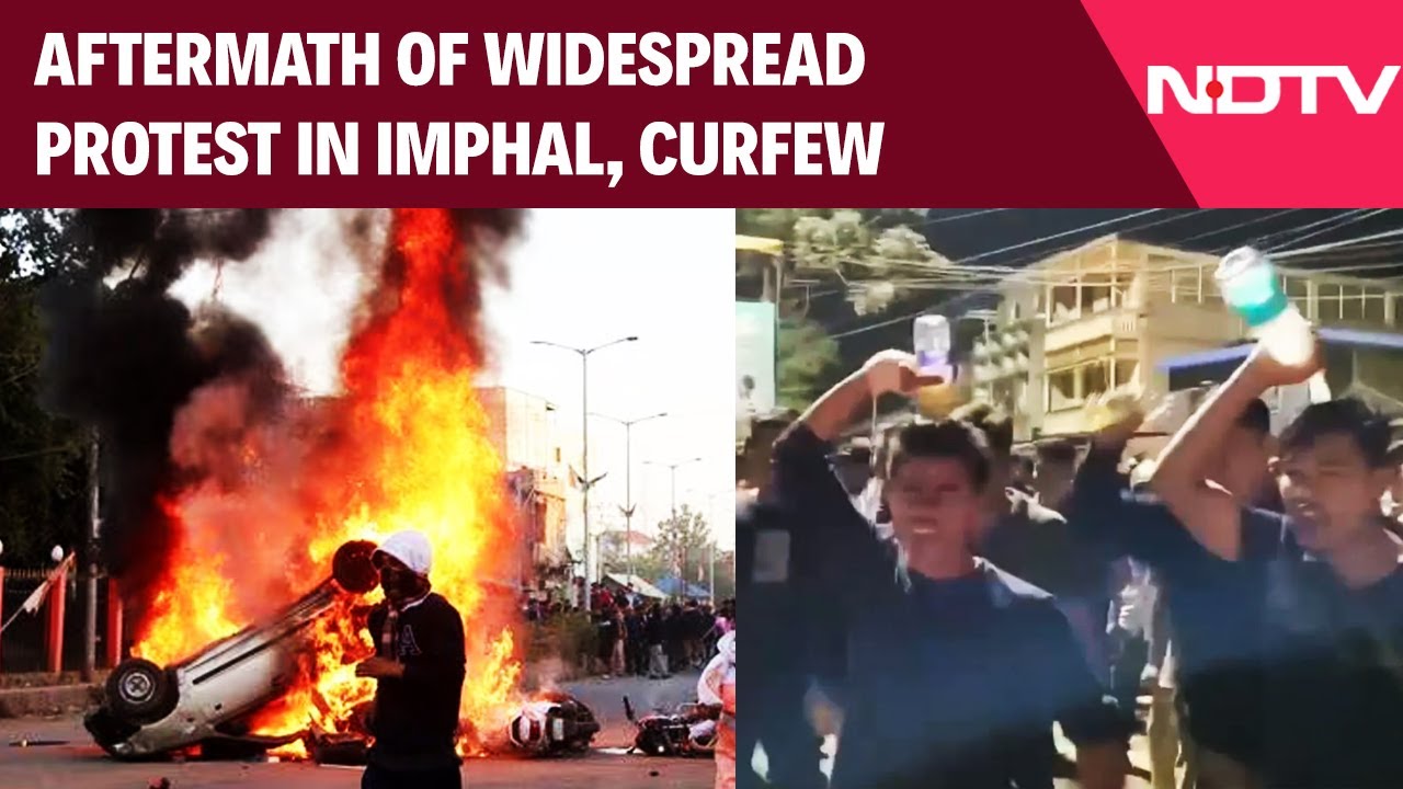 Aftermath Of Widespread Protest In Imphal, Curfew And Internet Ban Imposed