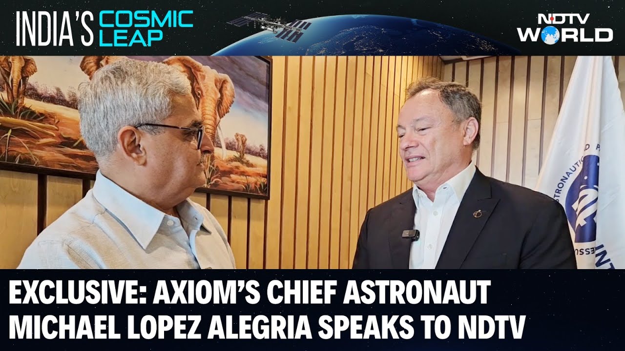 Video : India's Cosmic Leap | NDTV Exclusive Conversation With Michael Lopez Alegria