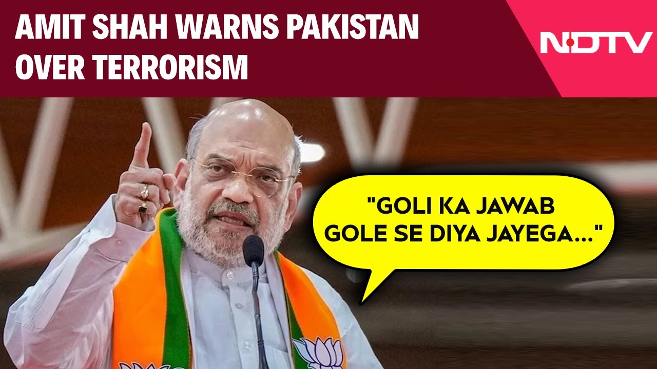 Video: 'Goli Ka Jawab Gole Se Diya Jayega,': Amit Shah Warns Pak Over Terrorism