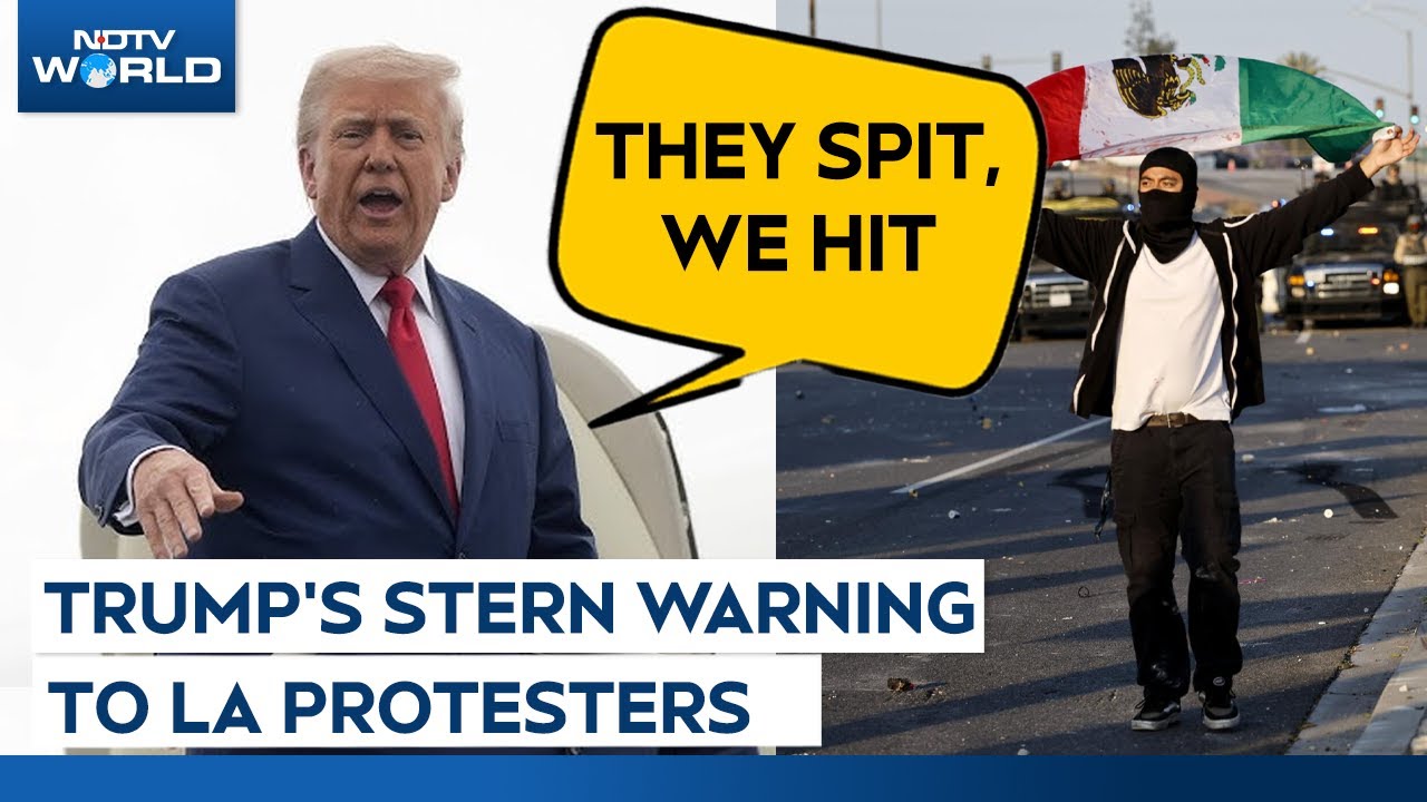 Trump Latest News | They Spit, We Hit: Trump Warns Protesters, Pledged To 'Liberate Los Angeles'