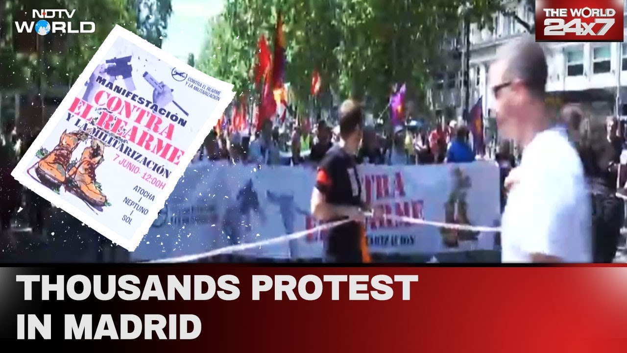 Spain Protests | Thousands Protest In Madrid Against Spain PM Pedro Sanchez