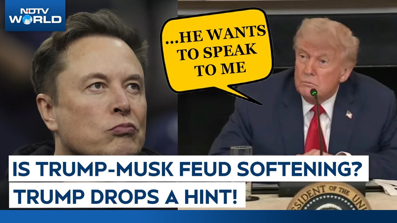 Trump & Musk News | Trump Says He Won't Drop Musk's Starlink Service & Tesla, Hints At Possible Call Trump & Musk News | Trump Says He Won't Drop Musk's Starlink Service & Tesla, Hints At Possible Call